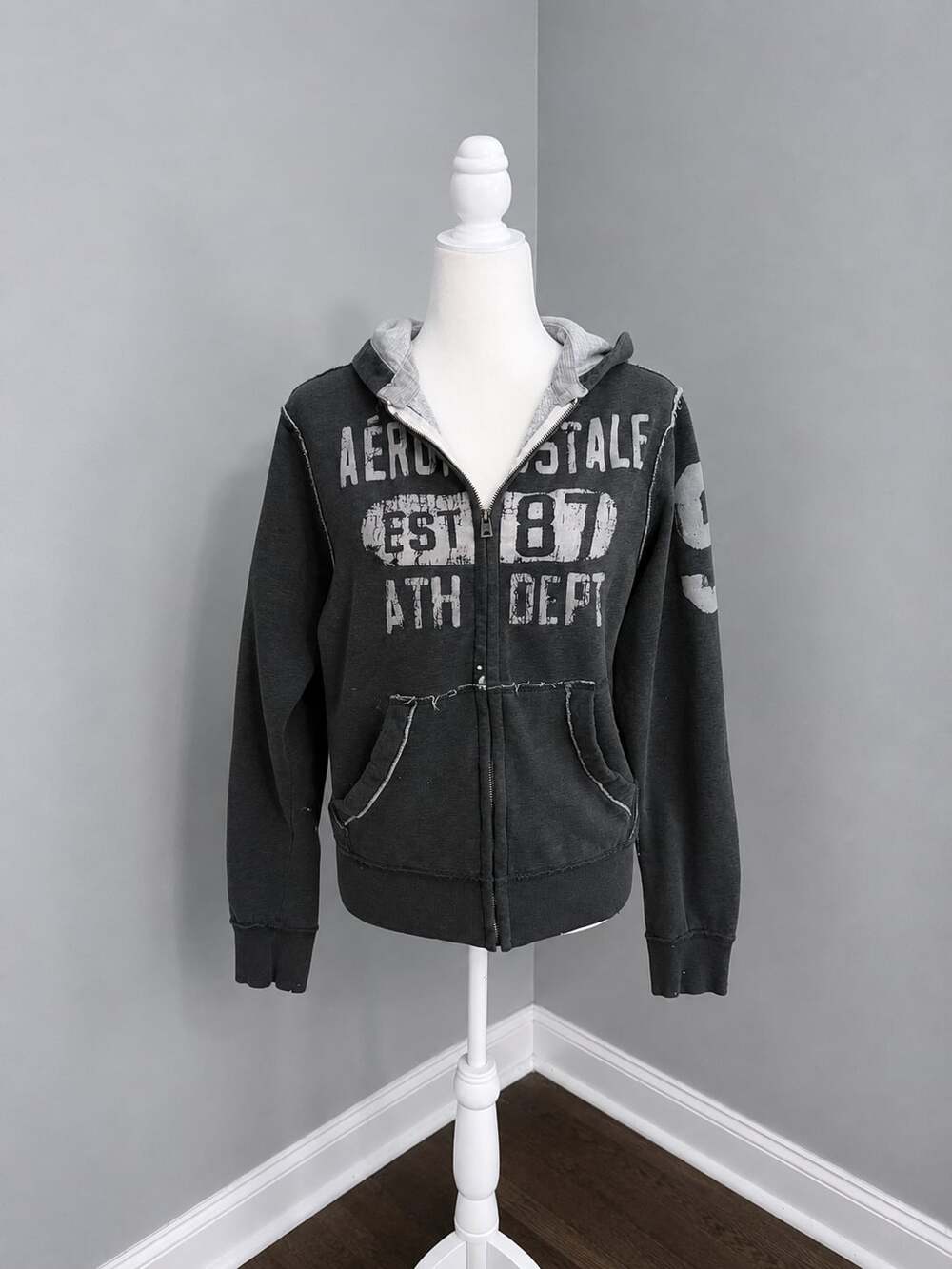 Aeropostale EST 87 Athletic Department Full-Zip Hoodie